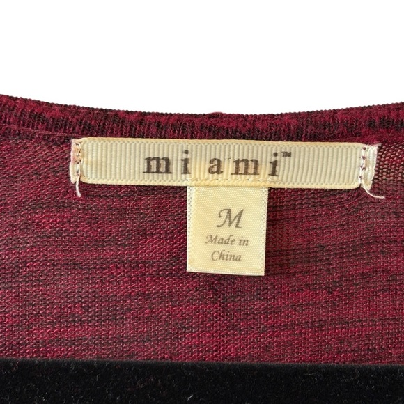 Miami Faux Wrap Dress Francesca’s Women’s Size Medium Red - Picture 3 of 5